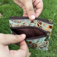 Dompet Koin Kulit Ukiran Desain Baru, Dompet Genggam Bergaya, Dompet Kulit Gaya Barat, Dompet Multifungsi, Dompet Koin Laris Manis