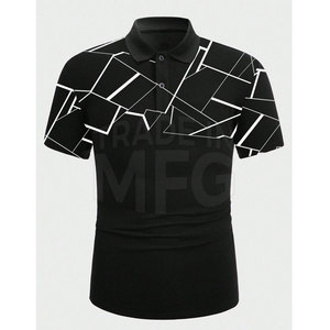 Diseña tu propia camiseta Polo de sublimación para hombres Precio bajo Camiseta Polo de sublimación de alta calidad - Product Image 1