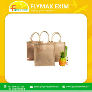 Bolsas de yute ecológicas de alta calidad hechas a mano, patrón de letras personalizado, mejor precio de venta para compras verdes - Product Image 4