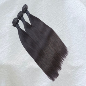 South Indian Temple Raw Hair-12a Virgin Remy Bundles de cheveux humains HD Lace 20-38 Inch Tape-In Extensions Texture de couleur personnalisable - Product Image 6