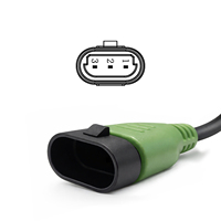 Cable adaptador de diagnóstico profesional Autroniq AC015 SYM OBD2 de 16 pines a 3 pines para motocicletas