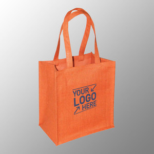 Mini bolsa de yute, bolsa de bricolaje Lisa para compras, impresa personalizada con logotipo, bolsa de promoción de compras de yute pequeña - Product Image 4