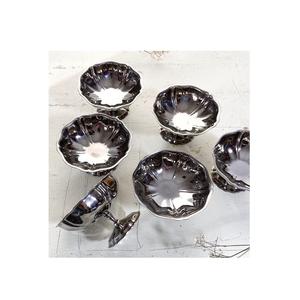 Ensemble de cinq bol à crème glacée de forme ronde dans une tasse à crème glacée en acier inoxydable pour l'hôtel, la maison et le restaurant - Product Image 5