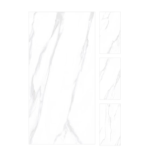 Azulejos de porcelana esmaltada pulida de 600x1200 para sala de estar y dormitorio Azulejo con acabado de estilo mármol Pared y suelo brillantes - Product Image 1