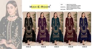 Vestido de fiesta de terciopelo elegante para mujer con bordado intrincado trabajo de lentejuelas brillantes para bodas ocasiones festivas-ODM Supply - Product Image 3