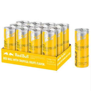 Bebida Energética Red Bull Edición Tropical, 12 Latas de 250ml con Fórmula Carbonatada y Sabores Naturales de Frutas Tropicales, Venta al Por Mayor - Product Image 2