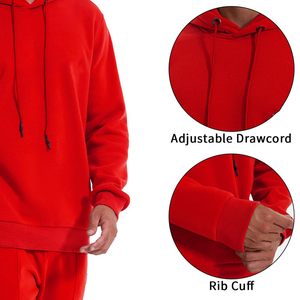 Chándales para hombre, cuello con capucha, estampado personalizado, manga larga, ropa de calle, chándal único transpirable para hombre - Product Image 3