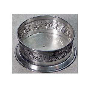 Posavasos de Aluminio para Botellas de Vino, Diseño de Flores Martilladas, Decoración de Mesa, Producto Más Vendido - Product Image 2