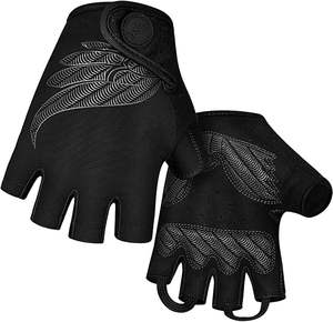 Guantes de Ciclismo de Medio Dedo con Almohadilla de Gel de 5MM para Hombre/Mujer, para Fitness, Ejercicio, Levantamiento de Pesas, Gimnasio, Deportes - Product Image 4