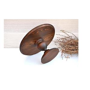 แท่นวางเค้กไม้ทำด้วยมือแบบพรีเมี่ยมของตกแต่งอย่างมีสไตล์และใช้งานได้สำหรับเคาน์เตอร์ห้องครัวและการจัดแสดงอีเว้นท์จากอินเดีย - Product Image 3