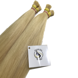 Extensión de cabello humano liso, pelo Natural Rubio virgen, con cutícula, pedido de muestra gratis - Product Image 1