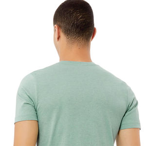 เสื้อยืด Heather Prism Mint Unisex CVC: ผ้าฝ้ายหวีแอร์ลูม 52%, โพลีเบลนด์ 48% - Product Image 6