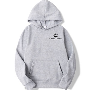 Sweats à capuche unisexes streetwear mode respirant séchage rapide pull de haute qualité couleur unie vente en gros de sweats à capuche décontractés à la mode - Product Image 1