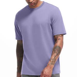 Vente en gros de t-shirt surdimensionné tendance pour hommes 100% coton et polyester vêtements décontractés imprimés amples - Product Image 1
