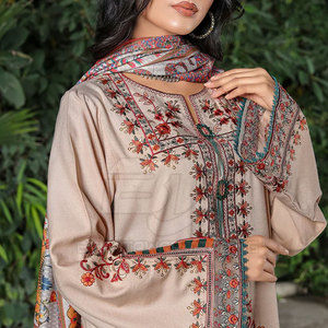 Traje de Fiesta para Mujer, Shalwar Kameez con Dupatta, Traje de 3 Piezas, Shalwar Kameez Bordado para Mujer, Traje de 3 Piezas - Product Image 6