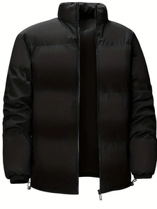 แจ็กเก็ตบอมเบอร์บุนวมของผู้ชายเสื้อแจ็คเก็ตบอมเบอร์บุนวมมีฮู้ดสีขาวกันน้ำไซส์พิเศษออกแบบได้ตามต้องการ - Product Image 5