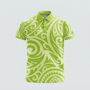 Polo pour homme respirant et léger à faible MOQ, prix abordable, logo personnalisé, style streetwear, tissu tricoté de haute qualité - Product Image 3
