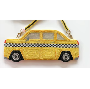 Sac à main artisanal en perles de graines brillantes pour femmes, motifs multicolores, parfait pour les tenues et les occasions inspirées du style bohème - Product Image 6