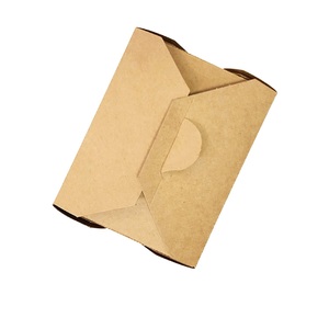 Muestra Disponible, Caja de Papel Kraft Marrón para Comida, Envase Desechable para Llevar, para Restaurantes - Product Image 3