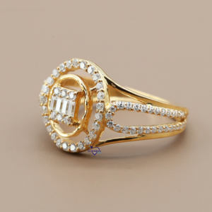 VVS Clarity Baguette Cut 925 Anillo de compromiso de boda de plata esterlina Moissanite Diamond Elegante perla Joyería Fiestas de mujeres - Product Image 3