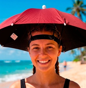 Cappello Ombrello Hands-Free con Fascia Elastica Regolabile, Pieghevole Impermeabile per Pioggia e Sole, Leggero e Portatile, Disponibile in 4 Colori - Product Image 5