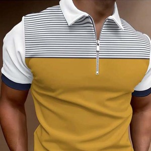 Polo de manga corta transpirable de secado rápido para hombre, ropa de verano de talla grande para deportes 2024 - Product Image 3