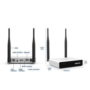 ระบบการนำเสนอแบบไร้สาย 4K พร้อมปุ่ม 2-in-1 รองรับ <span class=keywords><strong>Chromecast</strong></span>, AirPlay, Miracast, แบบเสียบแล้วใช้งานได้ทันที สำหรับห้องประชุม - Product Image 2