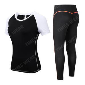 Ensemble de vêtements de Sport pour femmes, survêtement de Yoga, Leggings et Top de gymnastique, Fitness, vêtements de Sport - Product Image 2