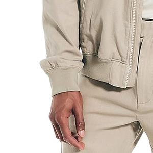 Última tendencia superior de los hombres personalizados de béisbol Bomber Letterman cuero Varsity chaqueta temporada de otoño al por mayor nueva condición de tela - Product Image 5