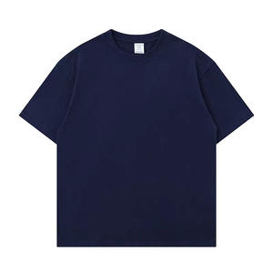 เสื้อยืดทรงครอปโอเวอร์ไซส์ ทรงบ็อกซี่ ผ้าฝ้าย สำหรับผู้ชาย ไหล่ตก สไตล์สตรีทแวร์ รับสกรีนโลโก้ เสื้อยืดครอปเรียบๆ คุณภาพดี สำหรับผู้ชาย - Product Image 4