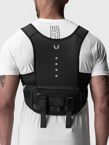 เสื้อกั๊กผู้ชายน้ำหนักเบาแห้งเร็วเสื้อออกกำลังกายกลางแจ้งกันน้ำกันลมเสื้อแจ็คเก็ตกีฬาพับได้มีหลายกระเป๋าสำหรับการเดินป่า - Product Image 5