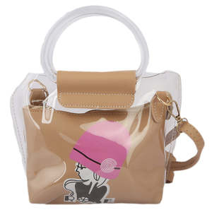 กระเป๋าสะพายไหล่เด็กผู้หญิง 002 -สีเบจ - Product Image 2