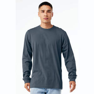 Camiseta de manga larga unisex-Vintage Navy, 100% Airlume Cotton, 4,2 oz - Product Image 1