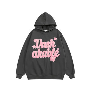 2025 hiver Collection personnalisé luxe hommes 100% coton polaire bouffée impression sweats à capuche pull Anti-rétrécissement taille 6XL en gros - Product Image 1