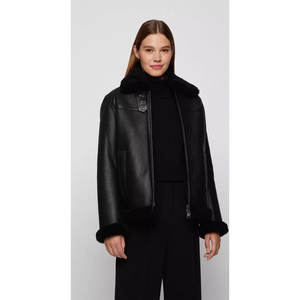 2024 nouvelle conception personnalisée de haute qualité femmes vestes en cuir prix de gros femmes veste en cuir - Product Image 1