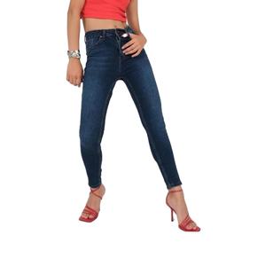 Venta al por mayor pantalones casuales de las mujeres de talla grande transpirable flaco de las mujeres señoras Denim Casual Jeans de buena calidad pantalón de mezclilla - Product Image 6