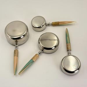 Cuchara Medidora de Granos de Café de Acero Inoxidable 202 con Mango de Resina, Herramienta de Medición para Camping, MOQ 10 Piezas - Product Image 5