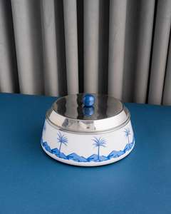 Nouveau design Moyen-Orient Chauffe-plats Hotpot Casseroles Buffet Moderne Design Rond Métal Classique Décoratif Ramadan Hot Pot Warmer - Product Image 2