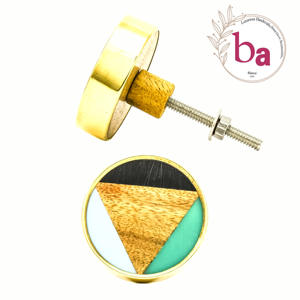 Moderne doré métal résine bois armoire placard tiroir porte céramique boutons tirer poignée pour cuisine chambre salle de bain salon - Product Image 1