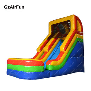 Petit toboggan gonflable Commercial en PVC de 22 pieds avec <span class=keywords><strong>piscine</strong></span>/toboggans gonflables pour jeux d'eau de <span class=keywords><strong>piscine</strong></span> <span class=keywords><strong>à</strong></span> vendre - Product Image 1