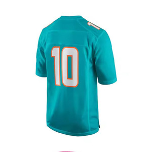 เสื้อฟุตบอลสีเขียวแบบกำหนดเองสำหรับผู้ชาย แขนสั้น คอวี พิมพ์ลายหมายเลขทีม 7 ผ้าโพลีเอสเตอร์ซับเหงื่อ - Product Image 6