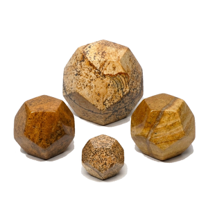 Crystal Dodecahedron Picture jasper Stone Dodecahedron Gemstone Healing Natural Stone Crystal Crafts Wholesaler - Product Image 2