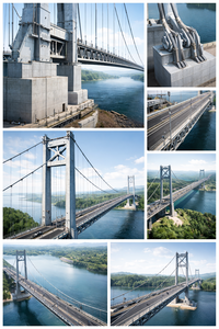 Pont suspendu en acier à câbles lourds avec services de soudage, de pliage et de découpe - Product Image 3