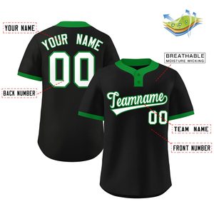 Maillot de baseball boutonné tissu en maille brodé personnalisé chemise de softball à séchage rapide jeunesse Fit Tackle Twill Design Team USA Style - Product Image 2
