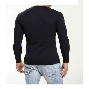 Chándal de cuello redondo deportivo ajustado personalizado de fabricante profesional, sudadera de manga larga con pantalón con cordón de invierno - Product Image 6