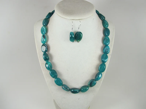 Collar de cuentas de resina de Color verde de alta calidad para fiestas de boda compromiso fiestas de Navidad y ropa de oficina - Product Image 3