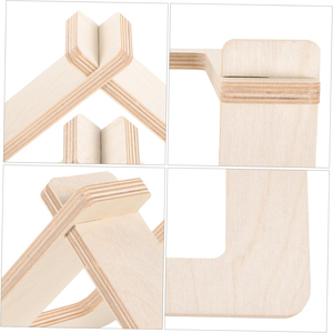 Support de vélo vertical en bois massif, support de vélo portable, support de rangement pour garage, support de stationnement au sol, compatible avec les vélos de route 24, 26, 28, 700C - Product Image 2
