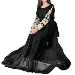 Meilleure vente pakistanaise indienne prête à l'emploi Tissu de robe Anarkali pour la collection Eid Robe respirante pour femme de la fabrication pakistanaise - Product Image 5
