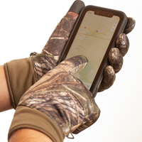 Gants de chasse camouflage haute qualité / Gants de chasse d'extérieur à doigts entiers avec écran tactile par sublimation pour hommes