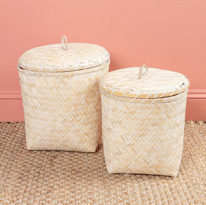 กล่องใส่กระดาษหญ้าทะเลทรงสี่เหลี่ยมถักด้วยมือสำหรับเก็บกระดาษทิชชู่หรูหราทันสมัยเป็นมิตรกับสิ่งแวดล้อมใช้งานได้โดยตรงจากเวียดนาม - Product Image 3